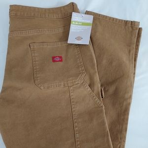 Dickies Carpenter Pants Women's 12 Slim Mustard